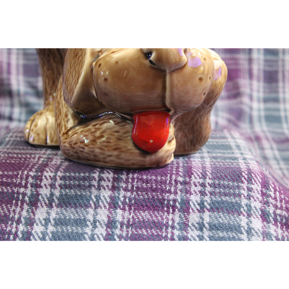 Vintage McCoy Thinking Hound Dog Cookie Jar - Picture 5 of 8